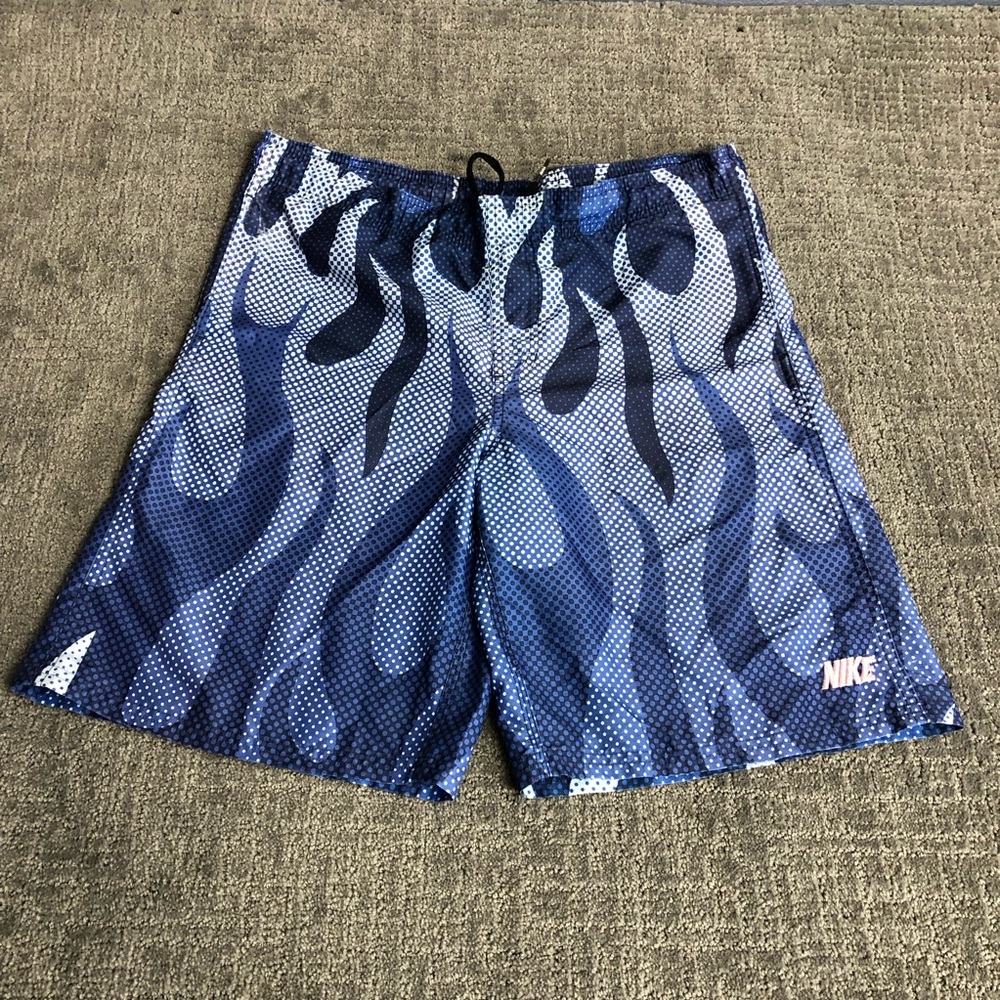 Nike Men's Blue Flame Swim Board Shorts